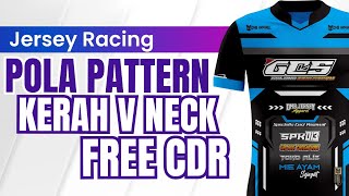 Download Mockup dan Pattern Jersey Racing Gratis
