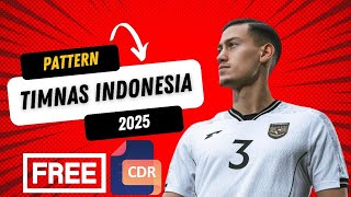 Redesign Pola Jersey Timnas Indonesia 2025 Warna Putih