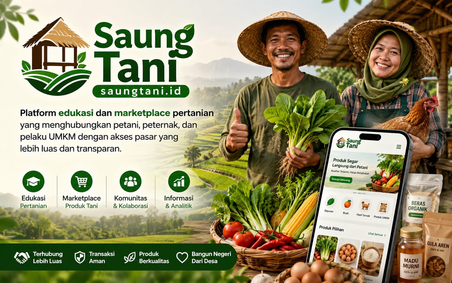 Saung Tani - Platform Edukasi Pertanian